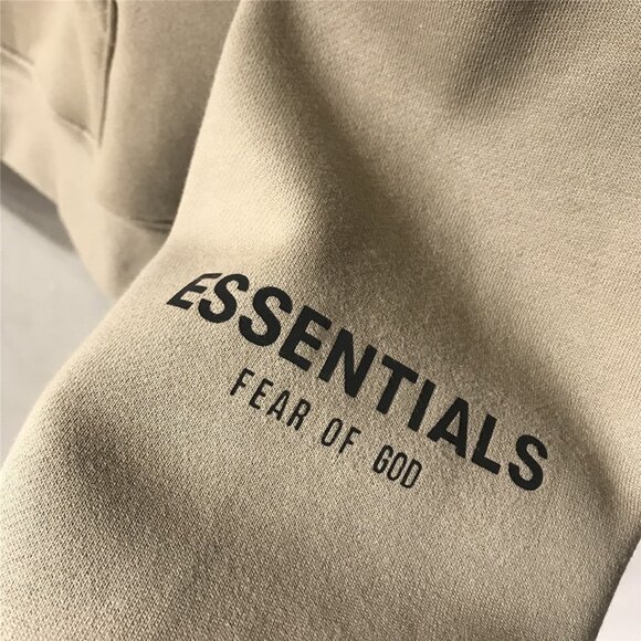 Fear of God Khaki Hooded Sweatshirt - Picture 4 of 7
